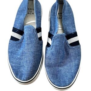 Janie and Jack Blue Slip-On Kids Shoes